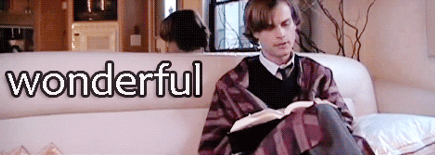Matthew Gray Gubler Wonderful While Smiling GIF