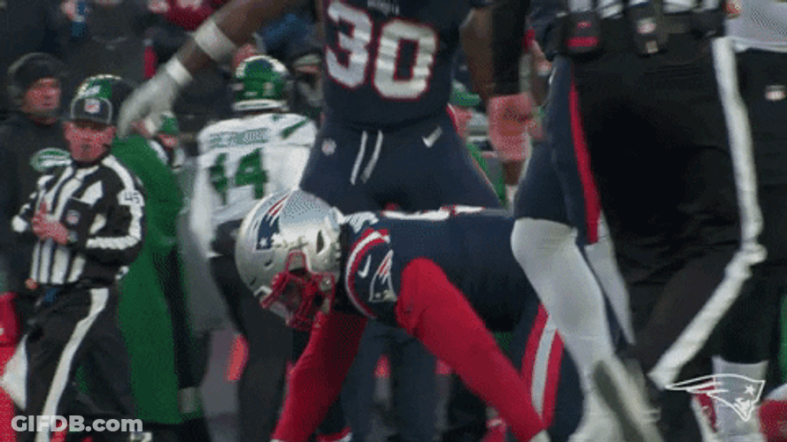 Matthew Judon Crawling Sack Celebration Dance Move GIF