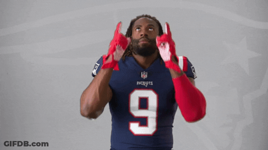 Matthew Judon Pointing Up GIF