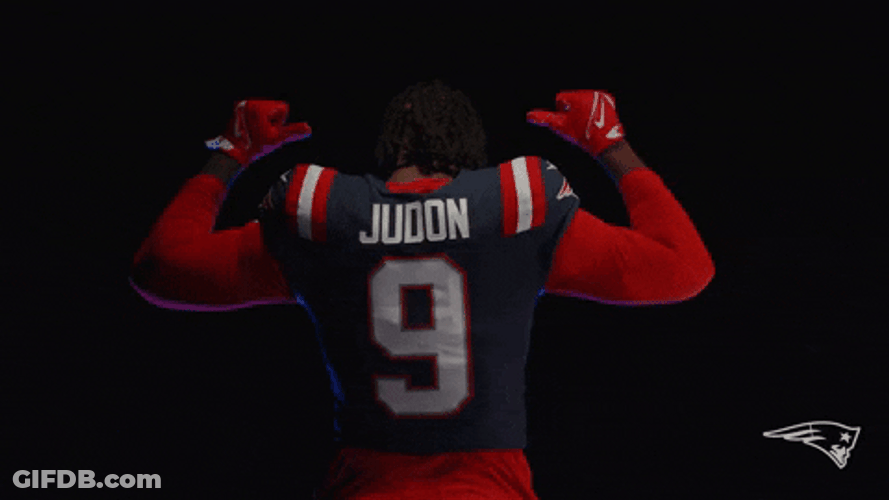 Matthew Judon Proud Jersey Number GIF