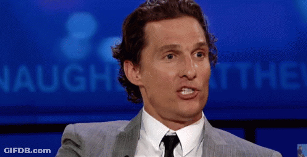 Matthew McConaughey Count Up To Three GIF