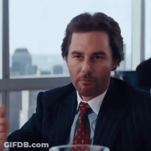 Matthew Mcconaughey Different Face Wolf Of Wall Street GIF