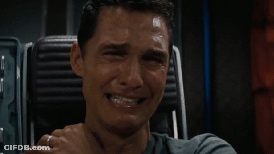 Matthew McConaughey Heavy Sobbing GIF