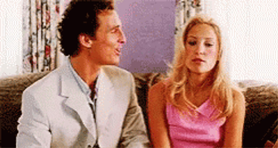 Matthew Mcconaughey Laughing With Kate Hudson GIF