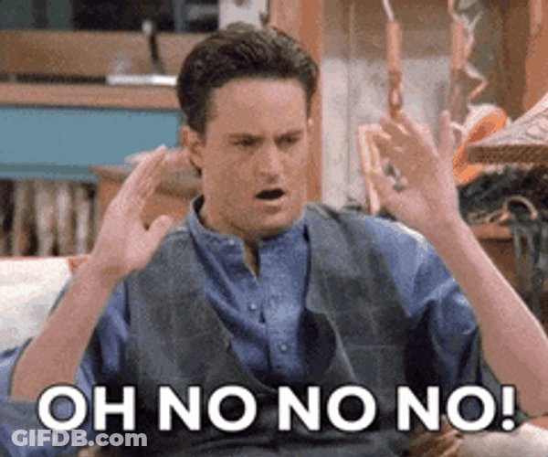 Matthew Perry Oh No GIF