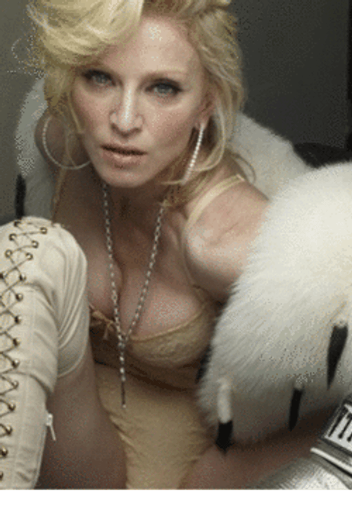 Matured Singer Madonna Posing Sexy GIF