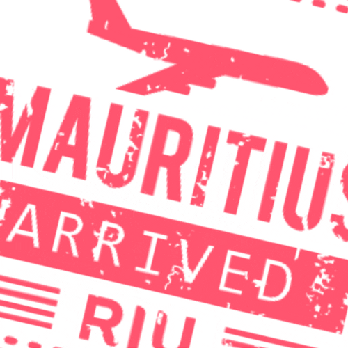 Mauritius Arrival Stamp Riu Hotel GIF