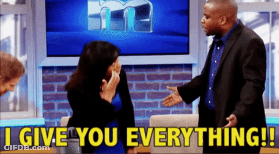 Maury Couple Arguing On Tv GIF