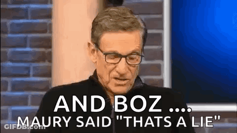 Maury Thats A Lie GIF