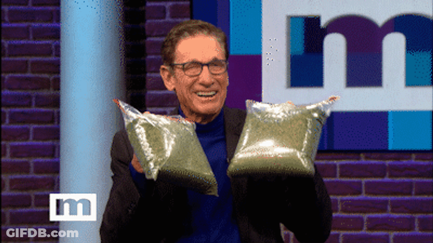 Maury Two Bags Laughing GIF