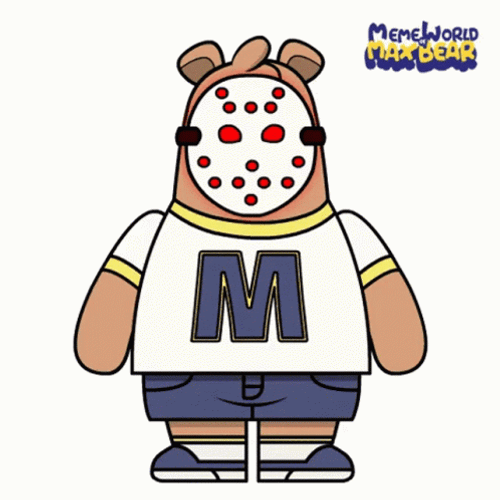 Max Bear Jason Mask Friday The 13Th Meme GIF
