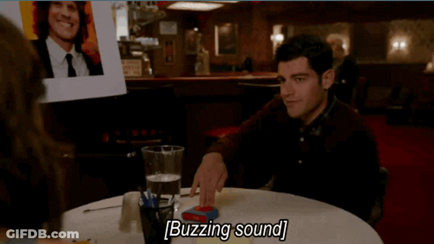 Max Greenfield Dining In Bar GIF