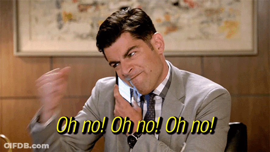 Max Greenfield Oh No GIF
