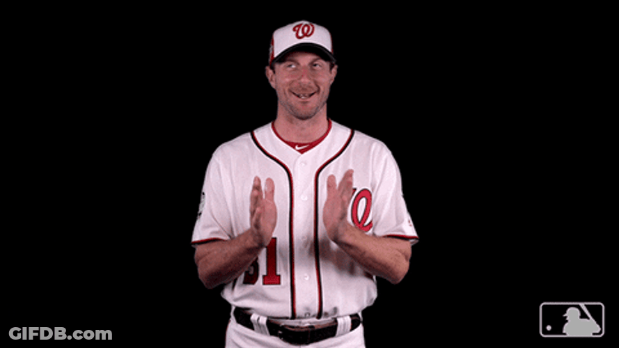 Max Scherzer Annoyed Clap GIF