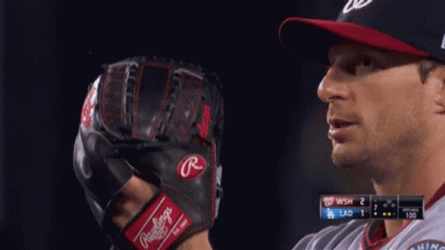 Max Scherzer Cursing Ritual GIF