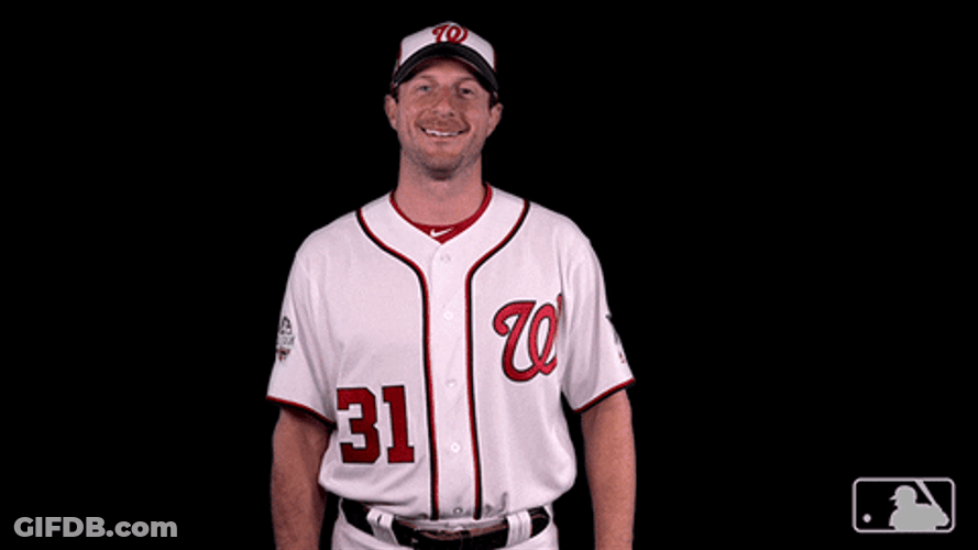 Max Scherzer No Head Shake GIF