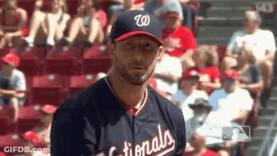 Max Scherzer Shouting No GIF