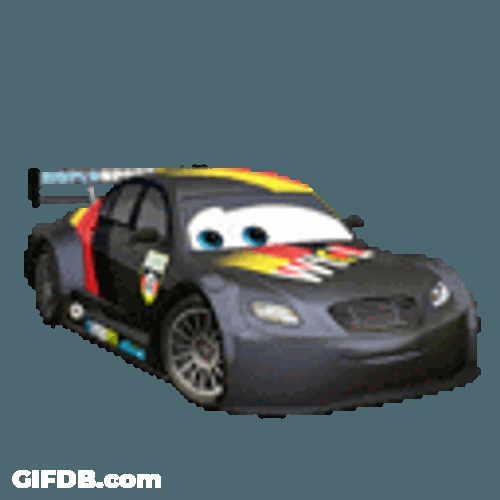 Max Schnell Cars Movie Sticker GIF