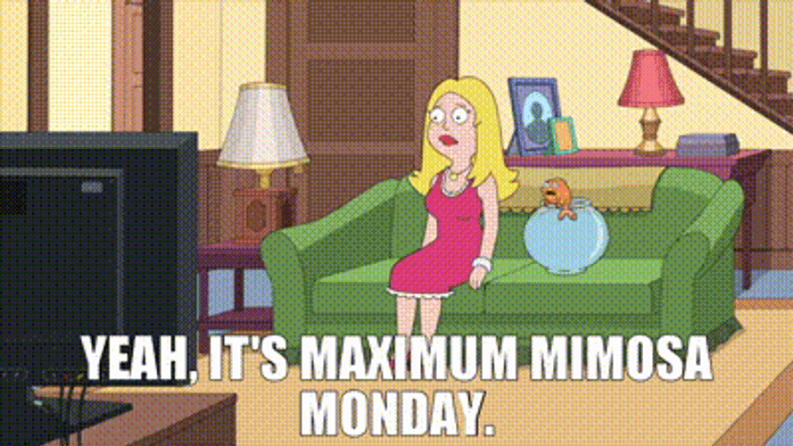 Maximum Mimosa Monday GIF