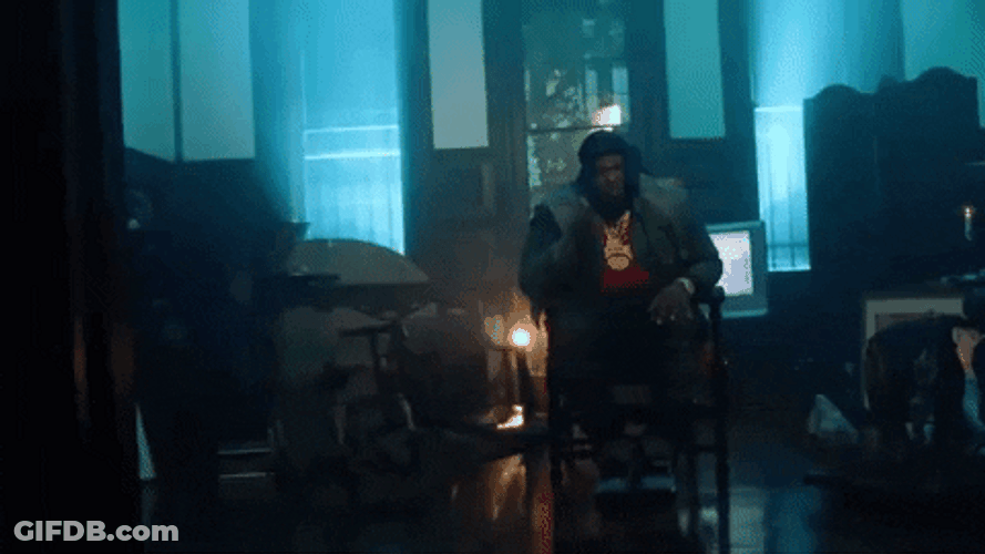 Maxo Kream Roaches Singing Sitting GIF