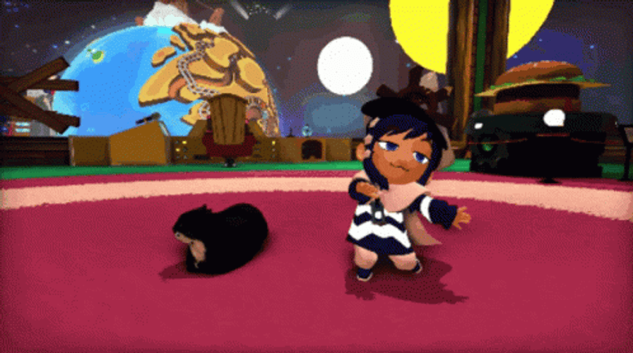Maxwell Cat Meme Beside Dancing Girl GIF