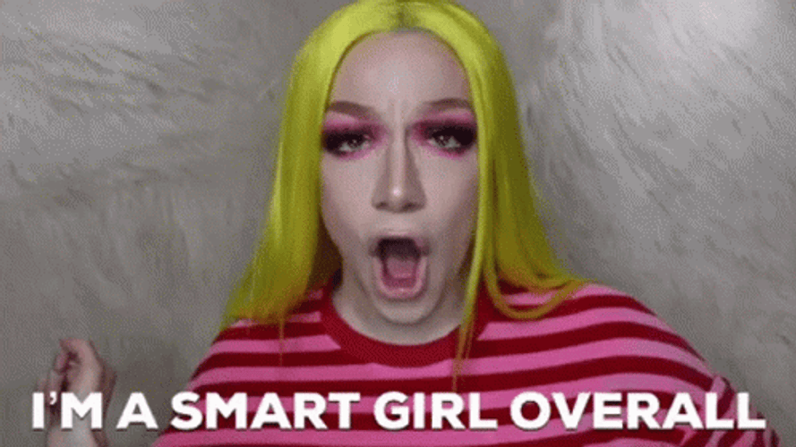 Maxxy Rainbow I'm A Smart Clever Girl GIF