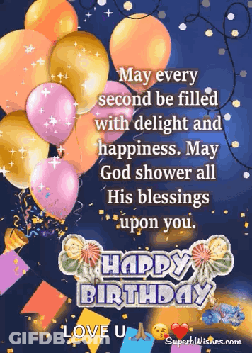 May Every Second Be Filled With Delight And Happiness . GIF