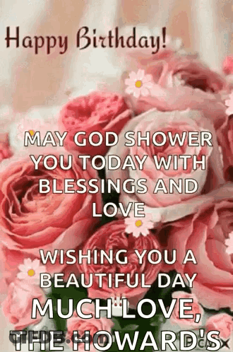May God Shower You Today With Blessings And Love Wishing You A Beautiful Day Much Love The Howard 'S GIF