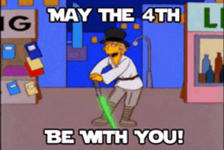 May The 4Th Be With You Mark Hamill GIF