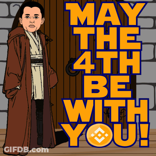 May The 4Th Be With You Poster GIF