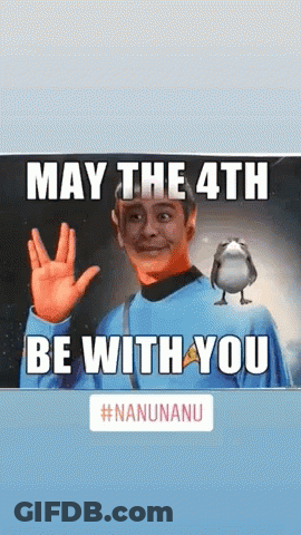 May The 4Th Be With You Poster GIF