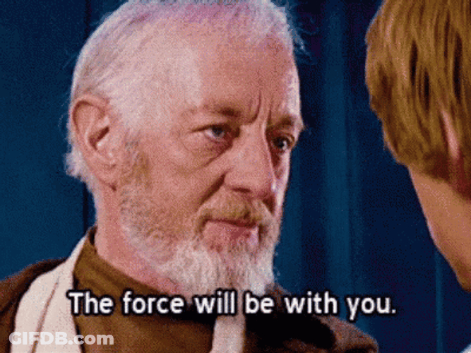 May The Force Be With You Luke Skywalker GIF