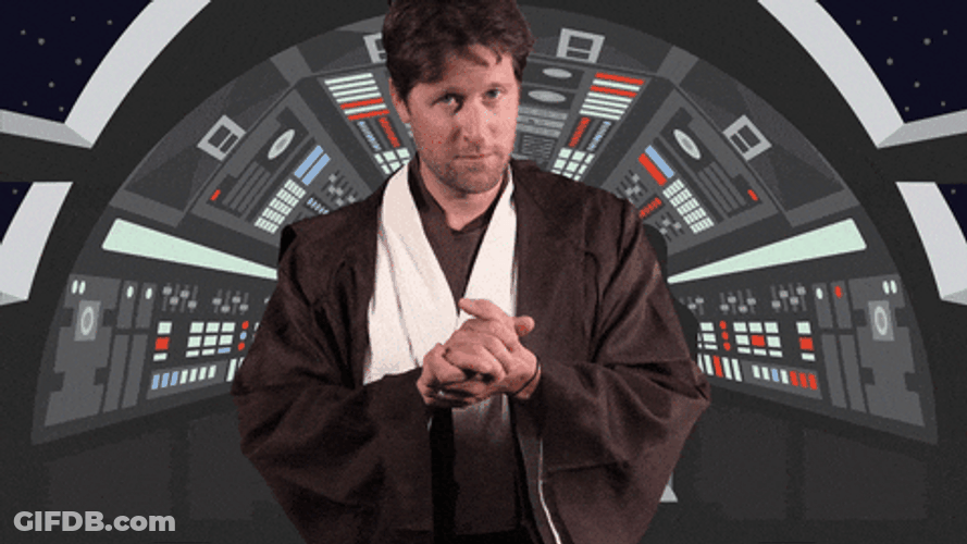 May The Force Be With You Obi Impersonator GIF