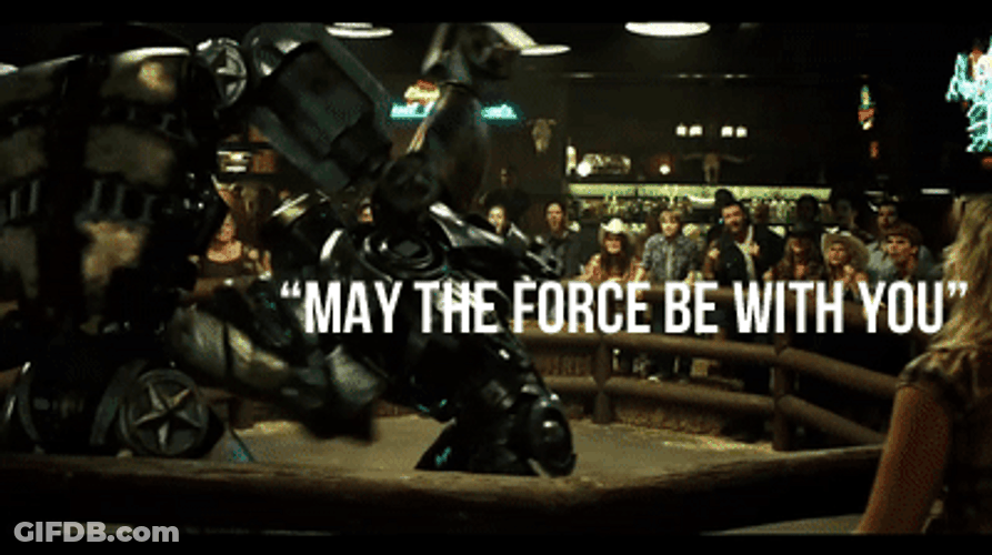 May The Force Be With You Reel Steal Clip GIF