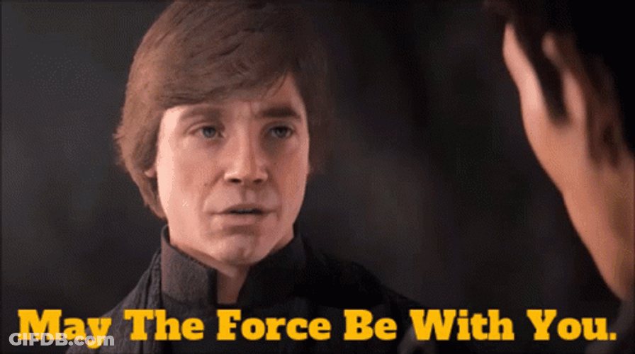 May The Force Be With You Skywalker Animation GIF