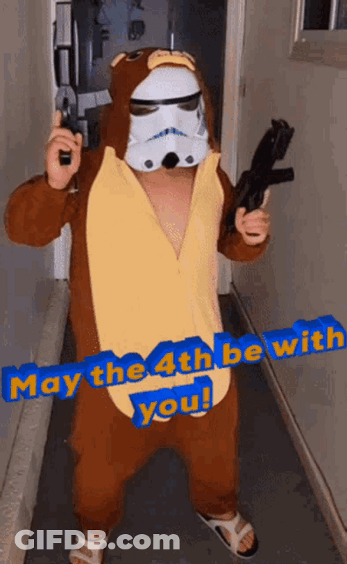 May The Fourth Be With You Funny Cosplay GIF