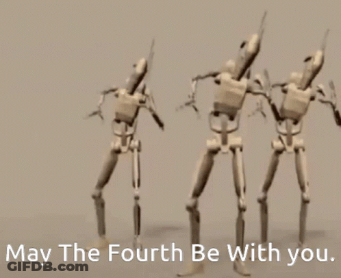 May The Fourth Be With You Poster GIF
