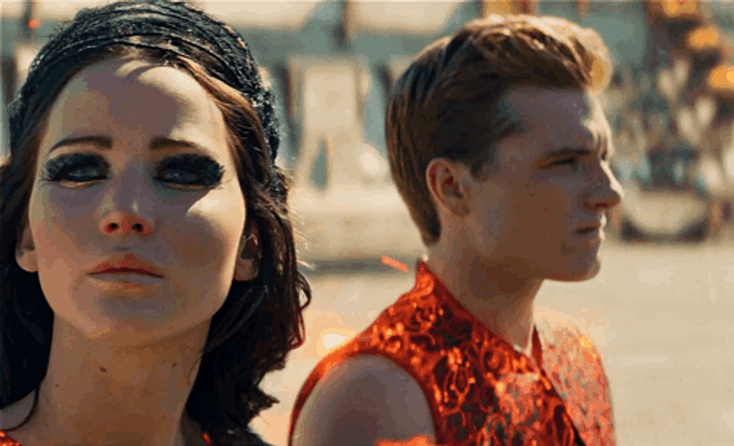May The Odds Be In Your Favor Katniss And Peeta GIF