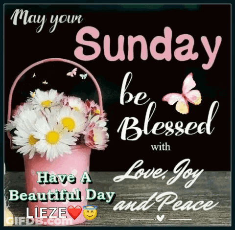 May Your Sunday Be Blessed GIF