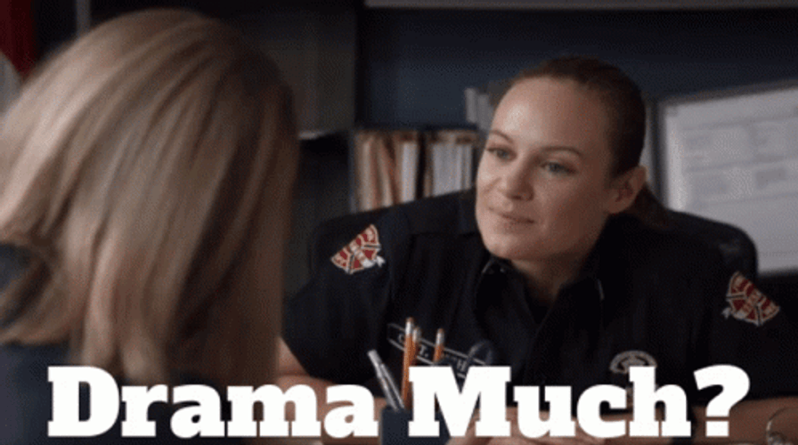 Maya Bishop Dramatic Much GIF