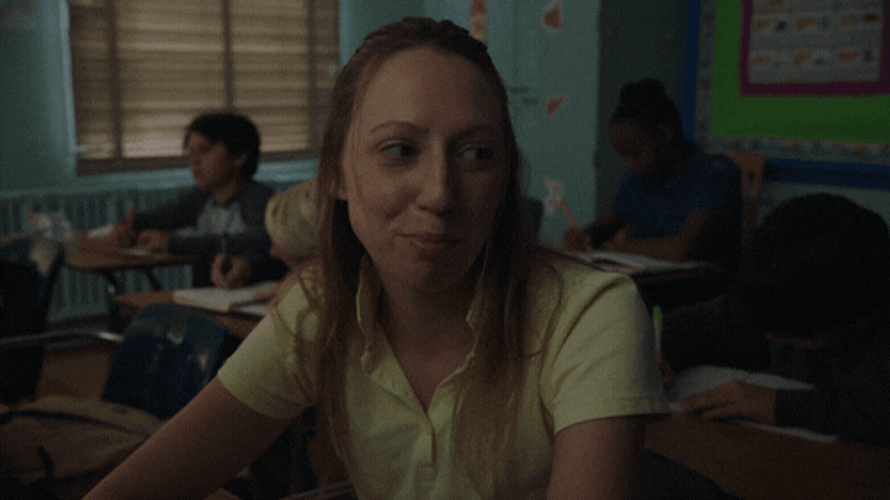 Maya Erskine Busted Buddy GIF