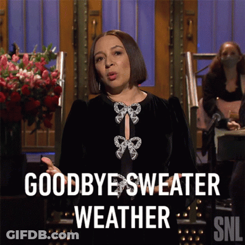 Maya Rudolph Goodbye Sweater Weather Snl GIF