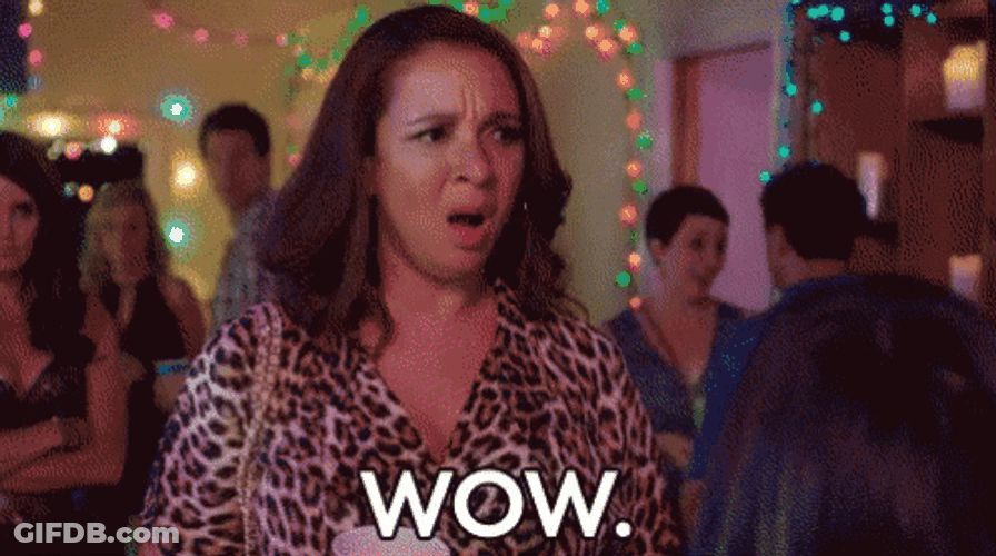 Maya Rudolph Says Wow GIF