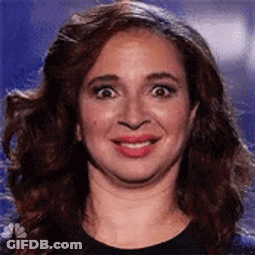 Maya Rudolph Serious Face GIF