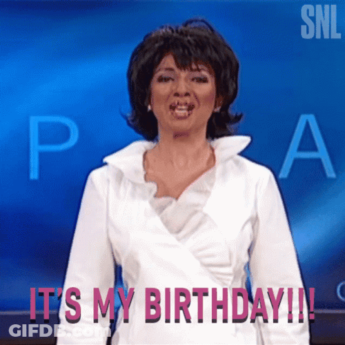 Maya Rudolph Shouts Its My Birthday GIF