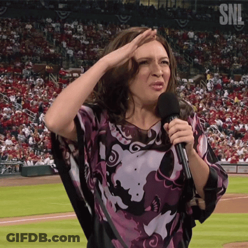 Maya Rudolph Talking In The Microphone GIF