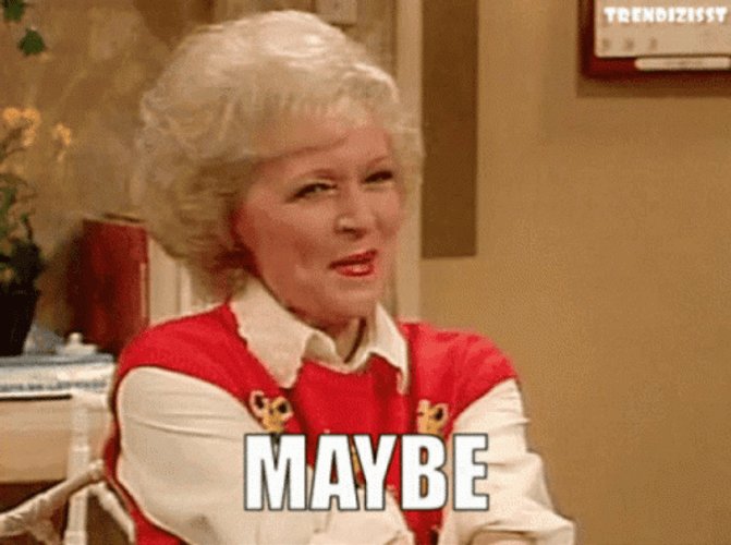 Maybe Giggles Lady GIF