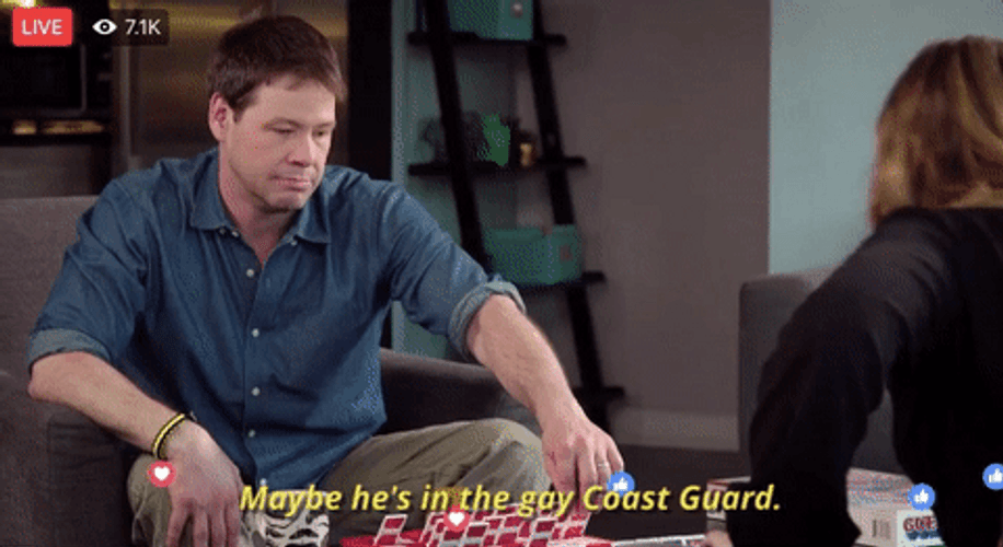 Maybe He's In The Gay Coast Guard GIF