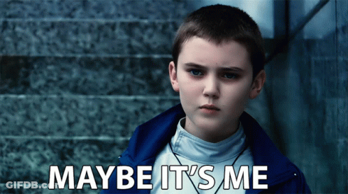 Maybe It's Me Young Boy GIF