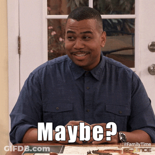 Maybe Maybe Not African Man GIF